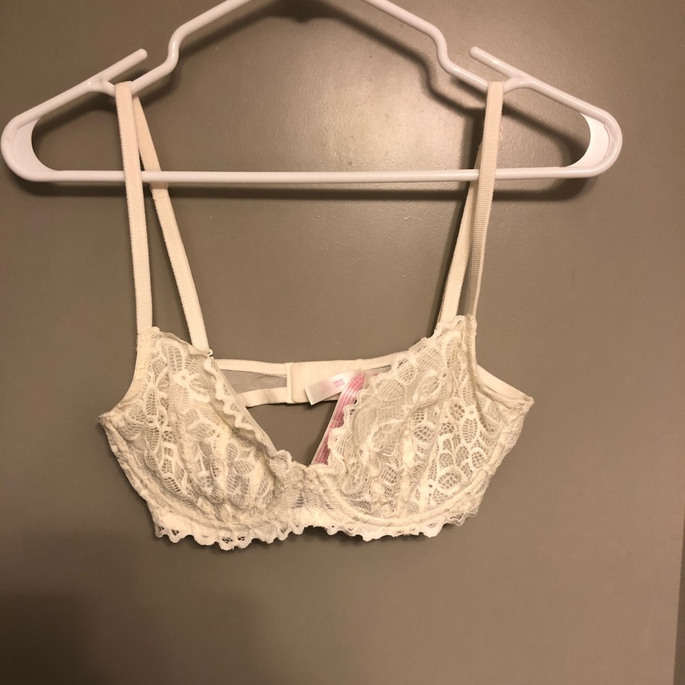 PINK lace bra